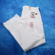 NWT Dickies White Painter Relaxed Fit Flex Carpenter Workwear Mens Pants 44x30