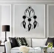 Wall Vinyl Decal Sticker Astronomy Symbols Aries Zodiac Dreamcatcher (n1623)