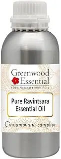Greenwood Essential Pure Ravintsara Essential Oil (Cinnamomum camphora) Steam Distilled Natural Therapeutic Grade 300ml (10 oz)