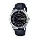 CASIO 卡西歐 指針男錶 皮革錶帶 防水 日和日期顯示(MTP-V006L-1B2)