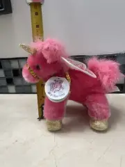 NWT Pink Aurora Sky Dancers Unicorn Pony Plush Vintage 2002 - Rare