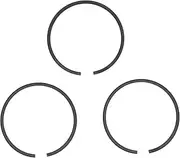 3 PCS Air Compressor Piston Rings, Ti Alloy Engine Piston Rings, 42 mm Metal Antirust Piston Rings Replacement Parts for Air Compressor Accessories