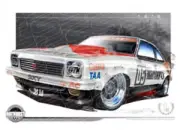 Bathurst Legends 1978 HOLDEN LX TORANA A9X SS PETER BROCK A2 FRAMED PRINT (B016)