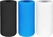 Pool Filters Type A, Washable Swimming Pool Filter Foam Sponge,Reusable Sponge Filter, Pool Filter Cartridge for Type A(Random Color) (2 Pcs Random Color)
