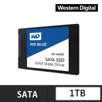 在飛比找momo購物網優惠-【WD 威騰】藍標 1TB 2.5吋 7mm SATA 3D