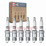6 pc Champion Copper Plus Spark Plugs for 1980-1987 Chevrolet El Camino 3.8L os (for: Chevrolet)