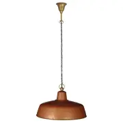 St Kilda Deco Pendant Light, Copper &amp; Brass