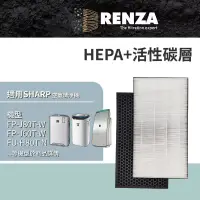 在飛比找博客來優惠-RENZA濾網 適用Sharp夏普FP-J80 J60T F