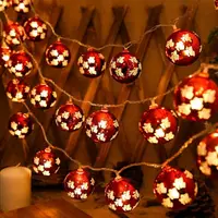 在飛比找樂天市場購物網優惠-【免運】春節LED燈串 聖誕裝飾燈過年紅燈籠 燈串 商場/櫥