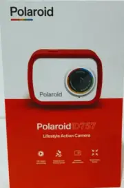 Polaroid iD757 Lifestyle Sport Action HD Recording Waterproof Camera Red - NIB