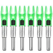 Lighted Nocks for Arrows .204”/.233”/.244”/.246” with ON/Off Switch 6-Pack