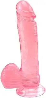 Large penis simulation penis female masturbator odorless safe flexible comfortable pink