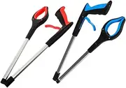 COOPHYA 2pcs Foldable Grabber Tool Portable Trash Picker Litter Grabber with Locking Hinge Ergonomic Design for Pickup for Home Outdoor Use