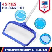 1.5-3.2M Swimming Pool Net Rake Clear Cleaner Scoop Leaf Skimmer Mesh Frame Tub