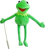 with Detachable Control Wooden Rod Kermit Frog Puppet, The Puppet Movie Show Soft Stuffed Plush Toy