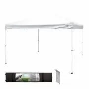 White Portable Shade Canopy Camping Tailgating Rain Shelter Outdoor Pop Up Tent