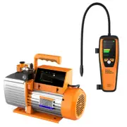 Elitech Smart Vacuum Pump 7CFM 2Stage HVAC+ Refrigerant Leak Detector ILD-200