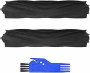 Electropan 2pcs Replacement Brushes Compatible with Ecovacs Deebot T20 Omni/Deebot N10 Plus Vacuum Cleaner, Deebot T20 Omni Rubber Brush T20 Main Brush
