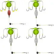 Heavy Duty cirrcle Hook | cirrcle Hooks Rigs | Pre-Tied Carp Rigs | Saltwater Steel Leader Wire | Hook Carp Fishing Gear Equipment, Sports Outdoor Recreation Catfish Bait Holders for Catfish