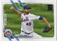 在飛比找Yahoo!奇摩拍賣優惠-(T)大都會 賽揚強投 Jacob DeGrom 2021 