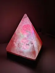 2-3 KG Premium Multi-Colour Pyramid Salt Lamp 100% Authentic, Handcrafted from Beautifully Hand Craft Pyramid Shape Lamp Comes with Complete Electric Fitting