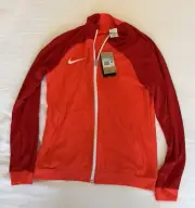 NWT Nike Team Academy Pro Full Zip Track Jacket Men's Medium Red Running