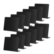 12 Pcs Price Tag Holder Mini Chalk Boards Small Chalkboard Signs for Food