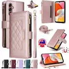 Crossbody Wallet Case Zip Cover For Samsung S25 S24 FE S23 Ultra S22 S21Plus S20
