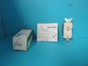 NEW Leviton 5241-T Light Almond Double Toggle Single Pole Light Switch 3-Wa