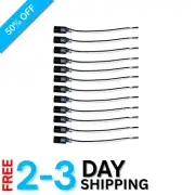 Wholesale Candelabra Base Lamp Sockets - 12 Pack, Pre-Wired Safety Design