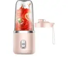 Portable Blender/Juicer, USB Rechargeable, Personal Size Blender, 6 Blades, 6oz.