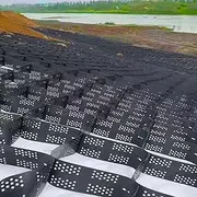 Ground Grid 2 Inch Soil Ground Paving Stabilizer Grids for Gravel Pea Stone Sands, Slope Driveways/Walkway Foundation Mesh Foldable(6x6 m/20x20 ft)