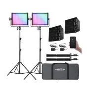 AMBITFUL P35R RGB Video Lighting,RGB LED Video Light with APP Control,Photogr...