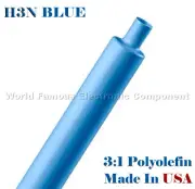 3.3Ft (1m)- 1/2" Blue 3:1 Heat Shrink Tubing Shrinkable Tube for Cable , USA