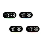LED Digital Alarm Clock 12/24H Modern Table Clock for Dorm Bedside Bedroom