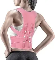 Back Belt for Women and Men - Women's Back Posture Corrector, Back Support, Posture Straightener, Invisible Straightener 2024,XL,Pink