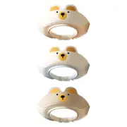 Baby Shower Caps for Kids Eye and Ear Protections Cartoon Bathing Headgear Hat