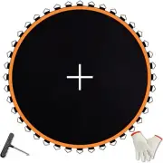 Trampoline Mat Fits 15 ft Frame Using 96 pcs with 6.5 in Spring Hook and Gloves