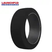 18X9X12-1/8 Tires Super Solid Forklift Heavy Duty Press-on Smooth Tire USA Made