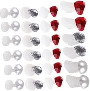 Generic 1 Set 24pcs Silicone Finger Divider Feet Toe Separators for Toes Separators for Pedicure Daisy Toe Separators for Nail Toe Gems Dividers Toenail Single