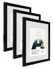 [Profile Australia] Australia Made Certificate Photo Frame A3/A4 (3 Pack) in Black