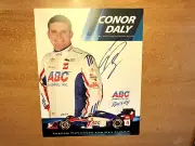 Signed Hero Card-CONOR DALY, A. J. FOYT RACING 2017-Verizon Indycar Series-EXLNT