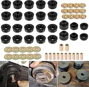 Bonbo 7-132 Body Mount Bushing Kit for 1978-1988 Buick Regal/Chevy Malibu, El Camino, Monte Carlo/Olds Cutlass/Pontiac Bonneville, Grand Prix (Black 62 Pcs)