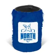 North Melbourne Kangaroos AFL Bottle Fluffy Beer Can Bottle Cooler Stubby Holder