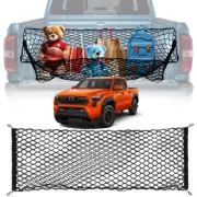 For Toyota Tacoma Rear Truck Bed Cargo Net Envelope Elastic Storage with Hook