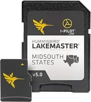 Humminbird Lakemaster Mid-South States Edition Digital GPS Lake Maps, Micro SD Card, Version 5