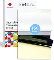 Phomemo 150 Sheets Tattoo Transfer Paper, Compatible with M08F/TP81/TP83 Printer & Tattoo Supplies, A4 Size Tattoo Stencil Paper for Tattooing