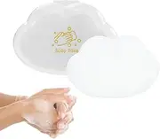 Portable Soap Sheets,Hand Soap 50 Cloud Soap Flakes | Skin Friendly Soap Paper, Portable Hand Washing Paper Sheets for Outdoor Hiking Travel Camping Indoor