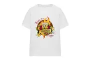 SpongeBob SquarePants Unisex Adult Liar Liar Pants On Fire T-Shirt (White) - UTTV15992