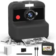 Kids Camera Instant Print 48MP/2.5K UHD Kids Instant Print Camera Christmas B...